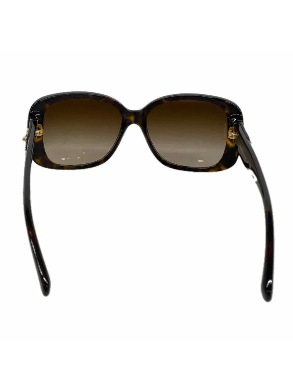 Chanel Sunglasses Dark Brown Gold Eyewear